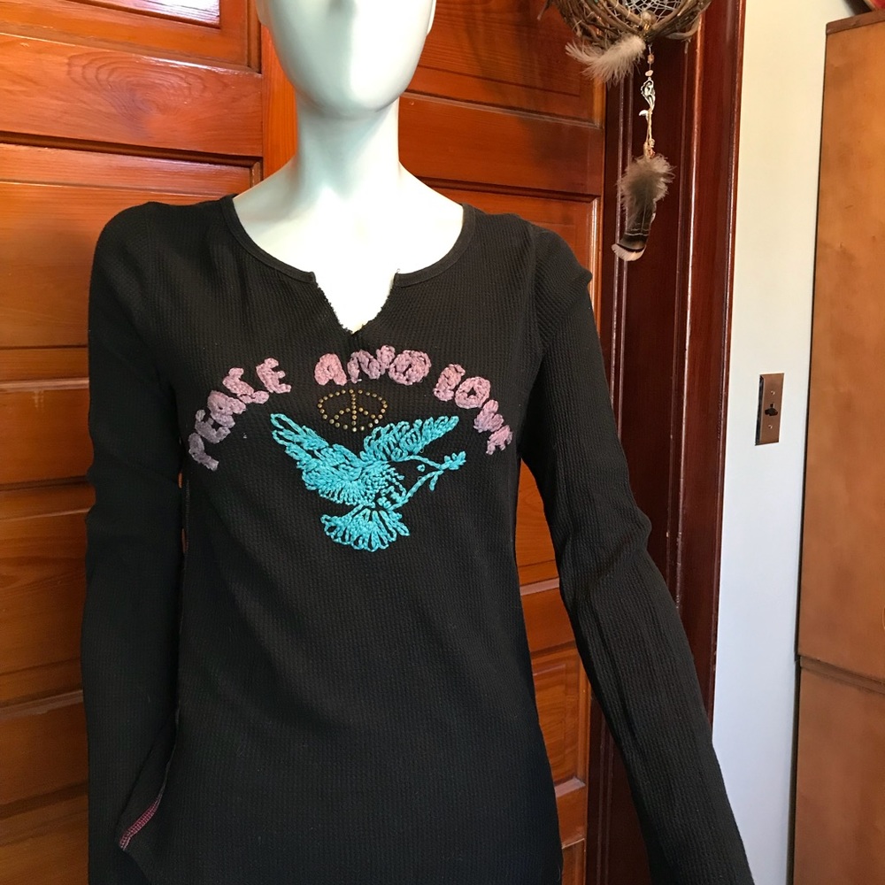 Lucky Brand waffle knit top